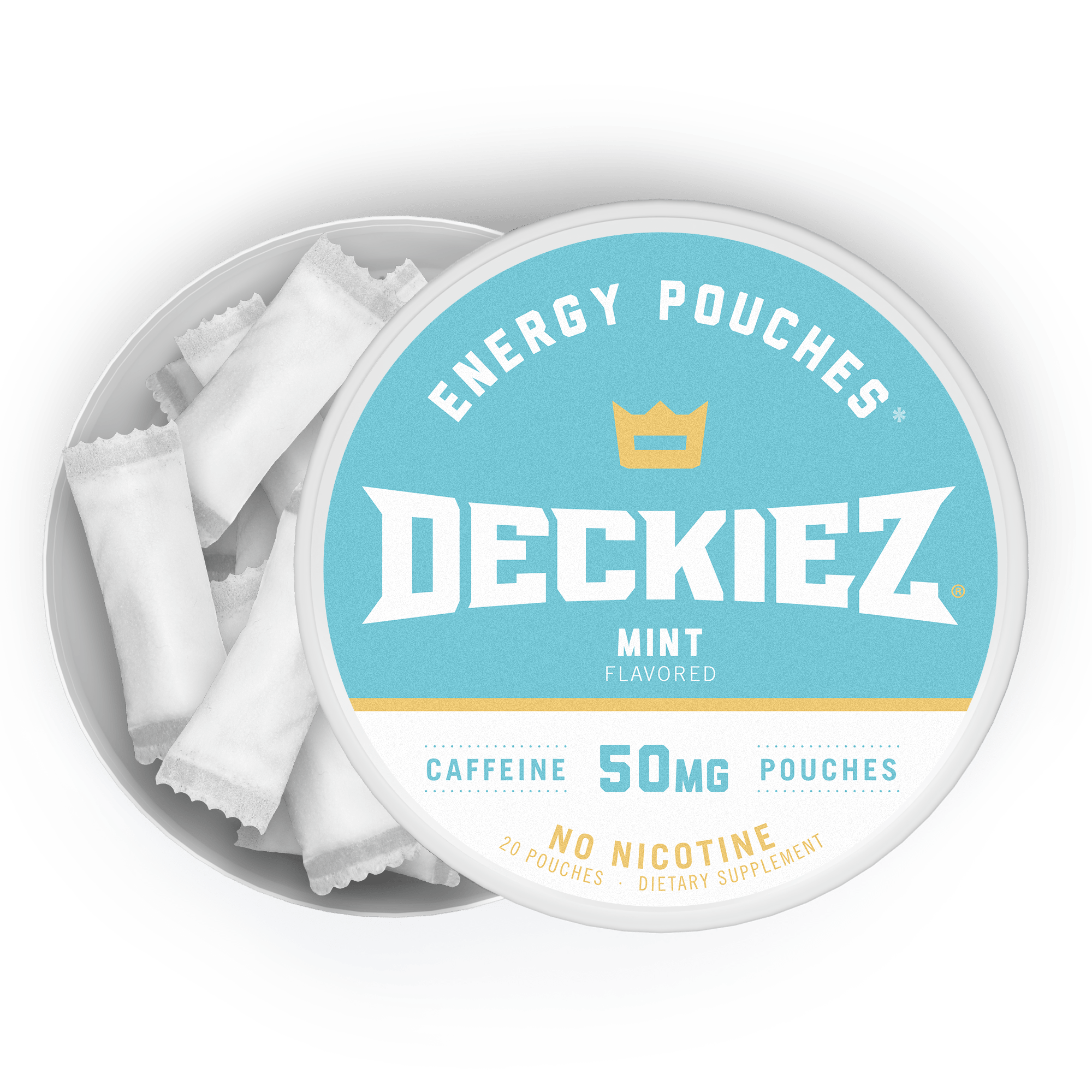 Deckiez Deckiez Mint Flavored Caffeine Pouches