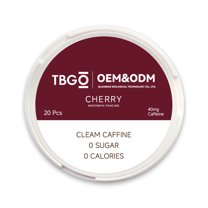 TBG OEM Portable Sugar-Free Caffeine Energy Pouches - Natural & Fast-Absorbing Portable Caffeine Supplements Caffeine Pouches