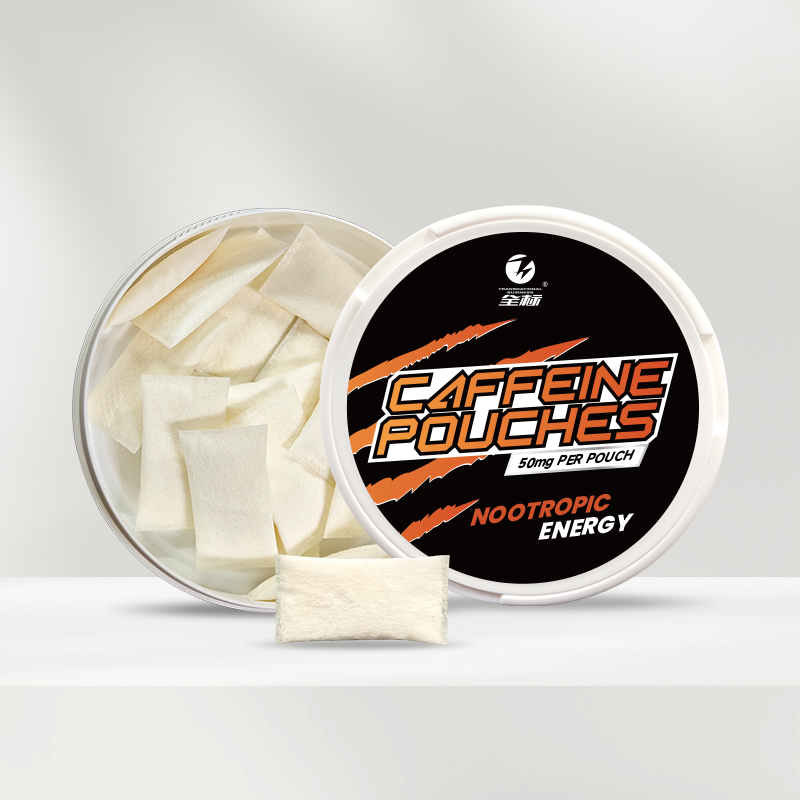 TGB GMP Custom Caffeine Coffee Pouches Energy Supplements Caffeine Energy Oral Pouches Portable Long-lasting Energy