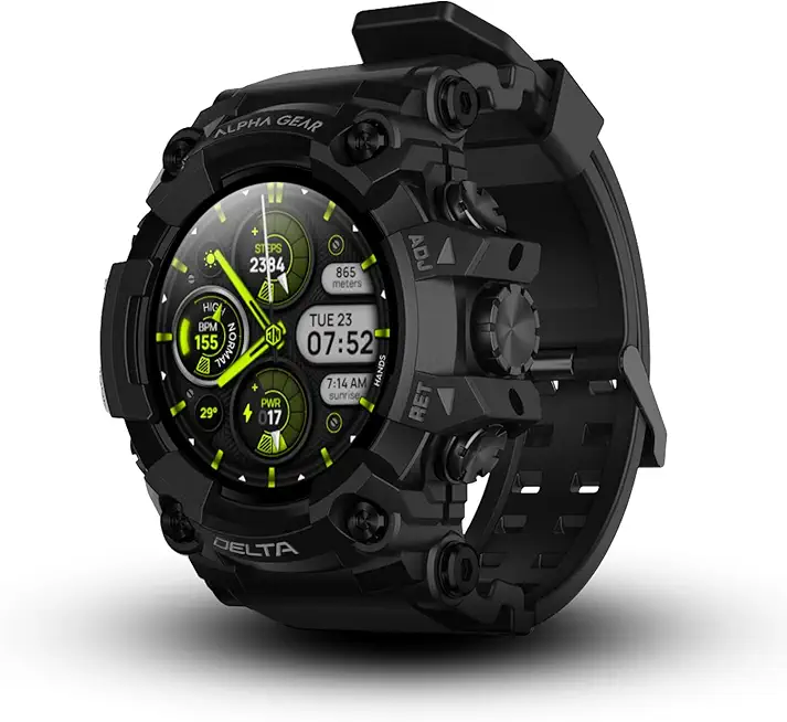 Alphagear Delta Smartwatch, Coal Black
