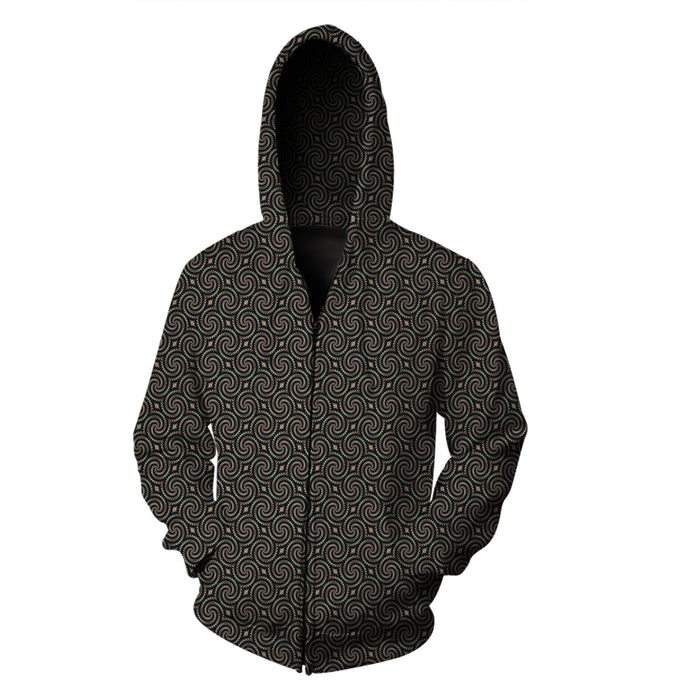 The Headspace PatternNerd - "Paisleydelic" - Zip Up Hoodie