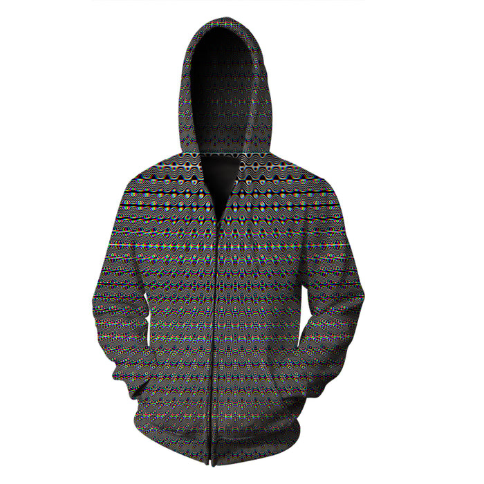 The Headspace PatternNerd - "Hypnotic Wave" - Limited Edition of 111 - Zip Up Hoodie