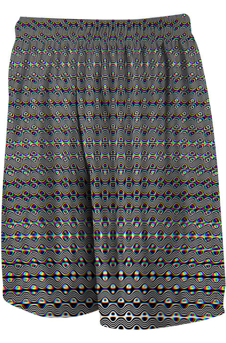 The Headspace PatternNerd - "Hypnotic Wave" - Gym Shorts