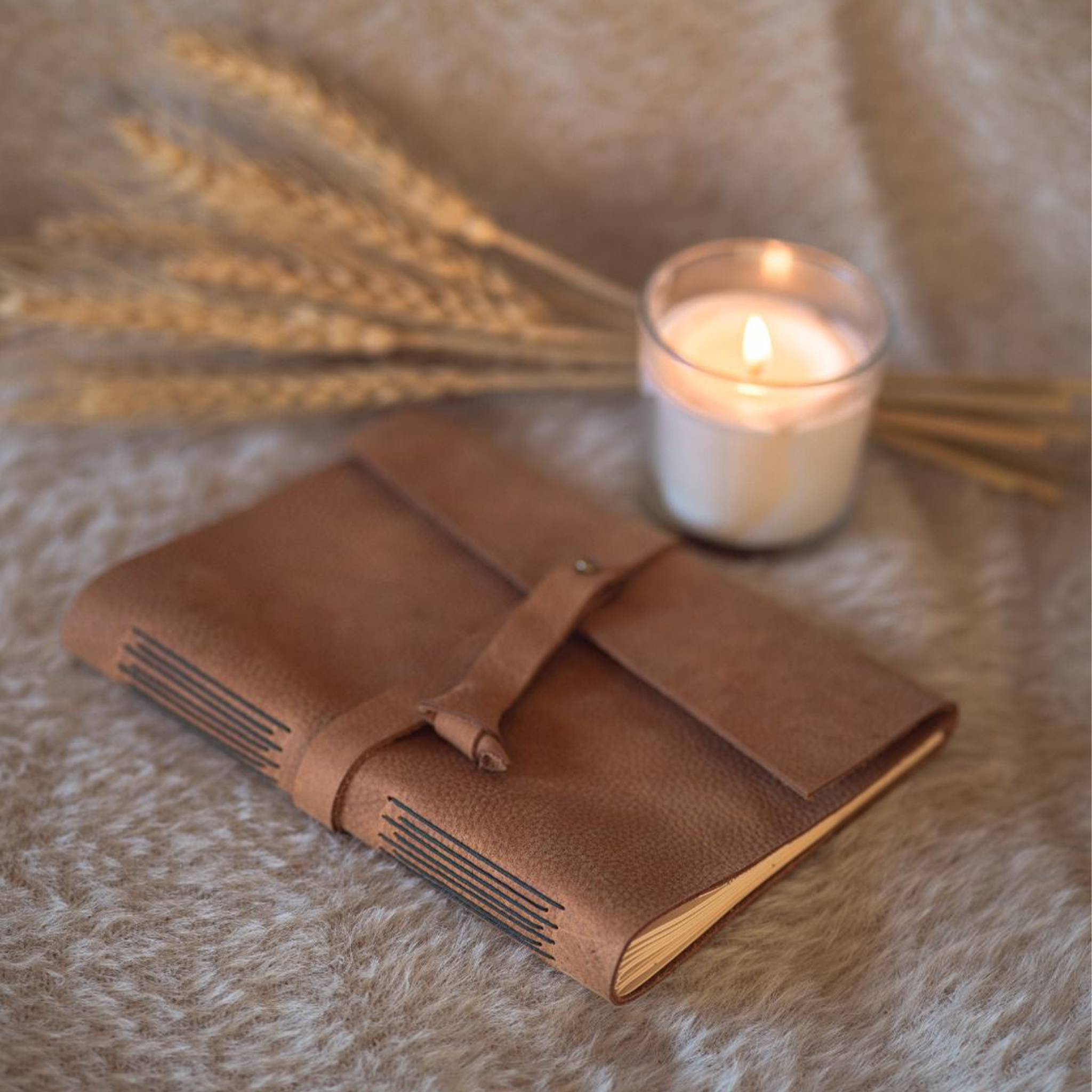 El Meraki Nomad Metal Lock Brown Notebook