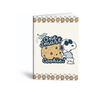 Mar-Mar Soft Cover Ruled Notebook White 100 Sheets 60Gsm 20.5×29.7 Cm – Snoopy Smart Cookies