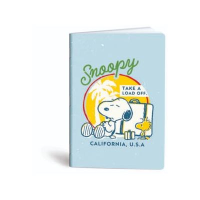 Mar-Mar Soft Cover Ruled Notebook White 100 Sheets 60Gsm 20.5×29.7 Cm – Snoopy California