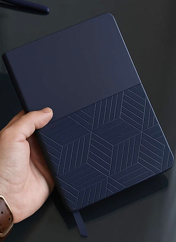 TePee-X Promotional Materials NB-60-2-B -- Rubber Notebook