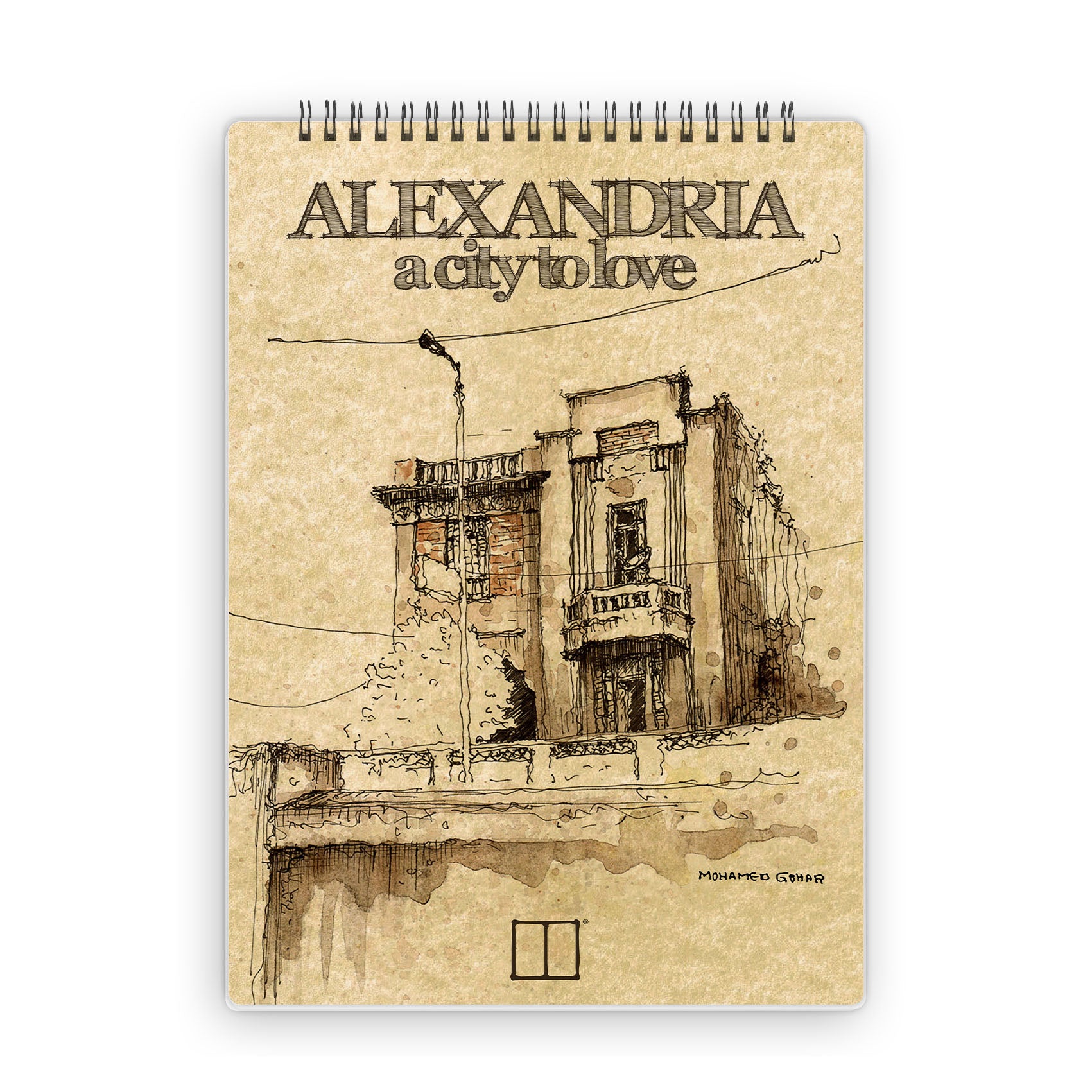 Journals.eg Sketchbook | 28 X 20 cm - (Alexandria a city to love) - 03