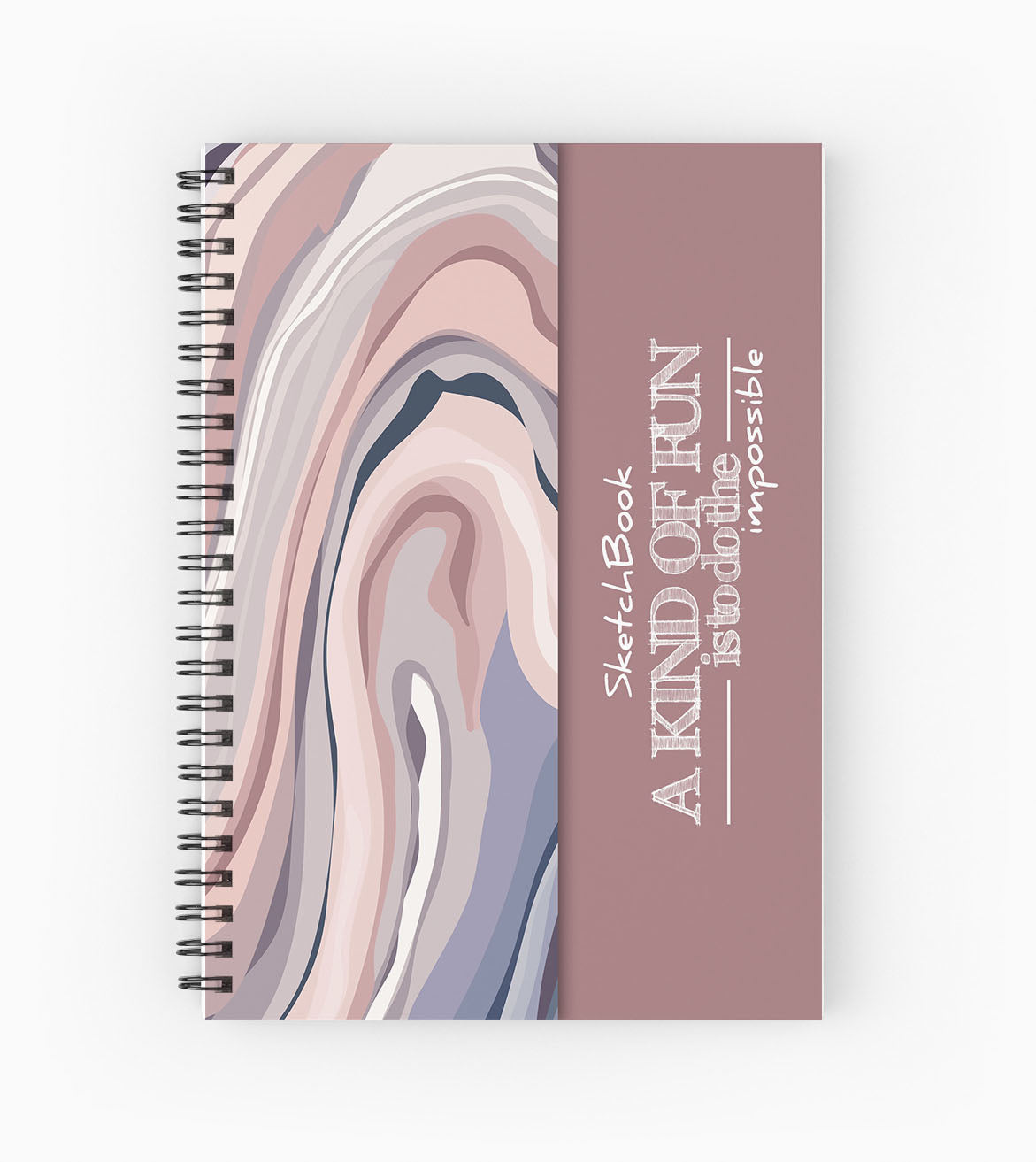 Sketchbook | 20 X 14 cm - (Half Cover) - Pink