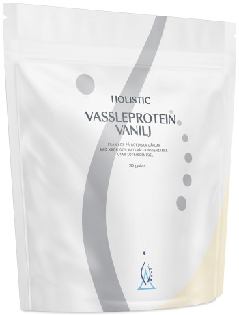 Svenskt Kosttillskott Holistic Vassleprotein, Vanilj, 750 g