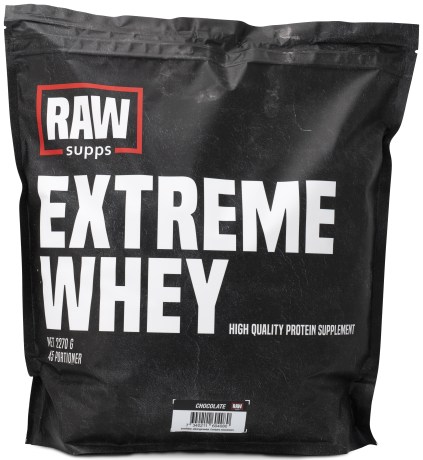 Svenskt Kosttillskott RAW Extreme Whey, Chocolate, 2,27 kg
