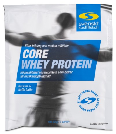 Core Whey Protein Portionspåse, Kaffe Latte, 33 g