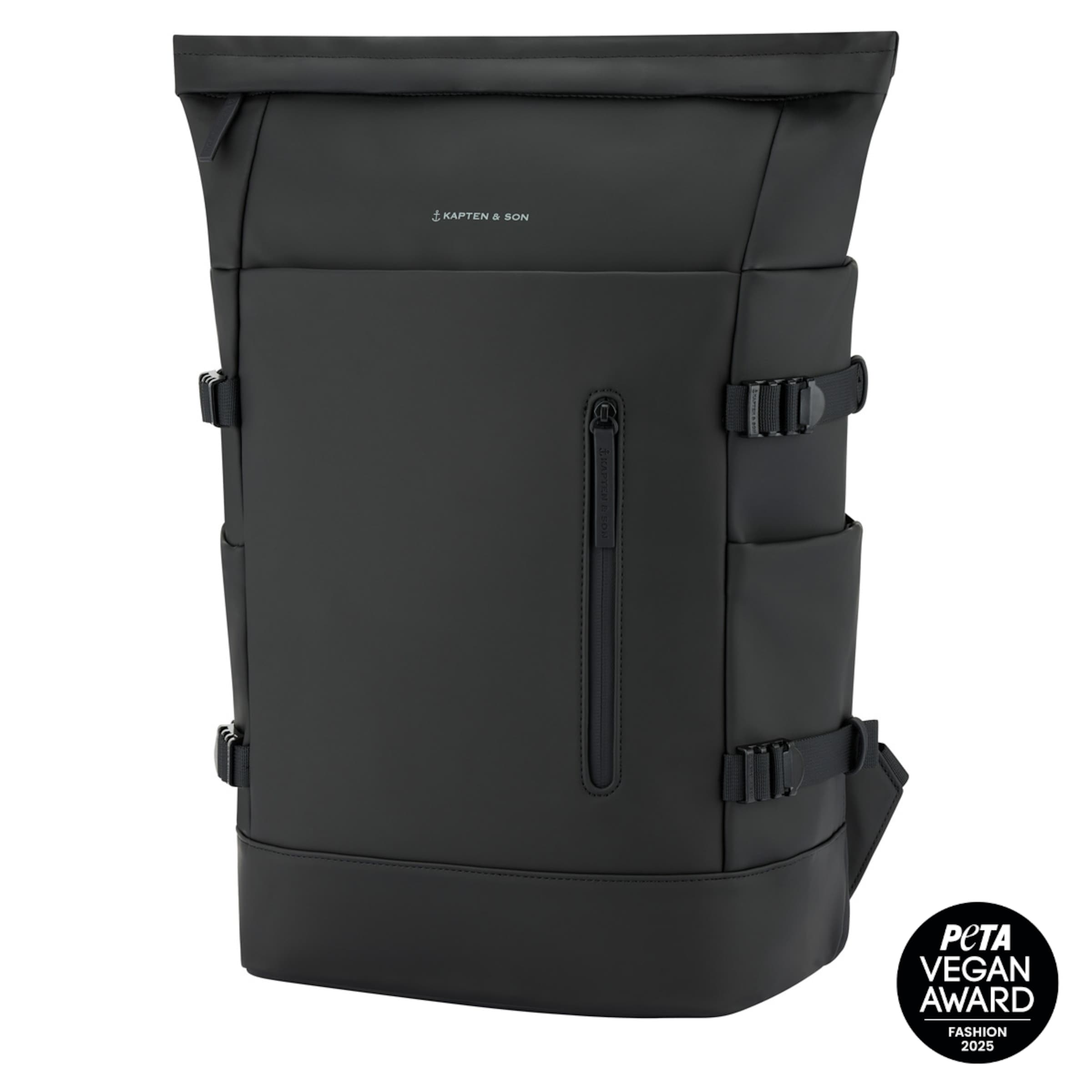 Kapten & Son Helsinki Pro All Black backpack