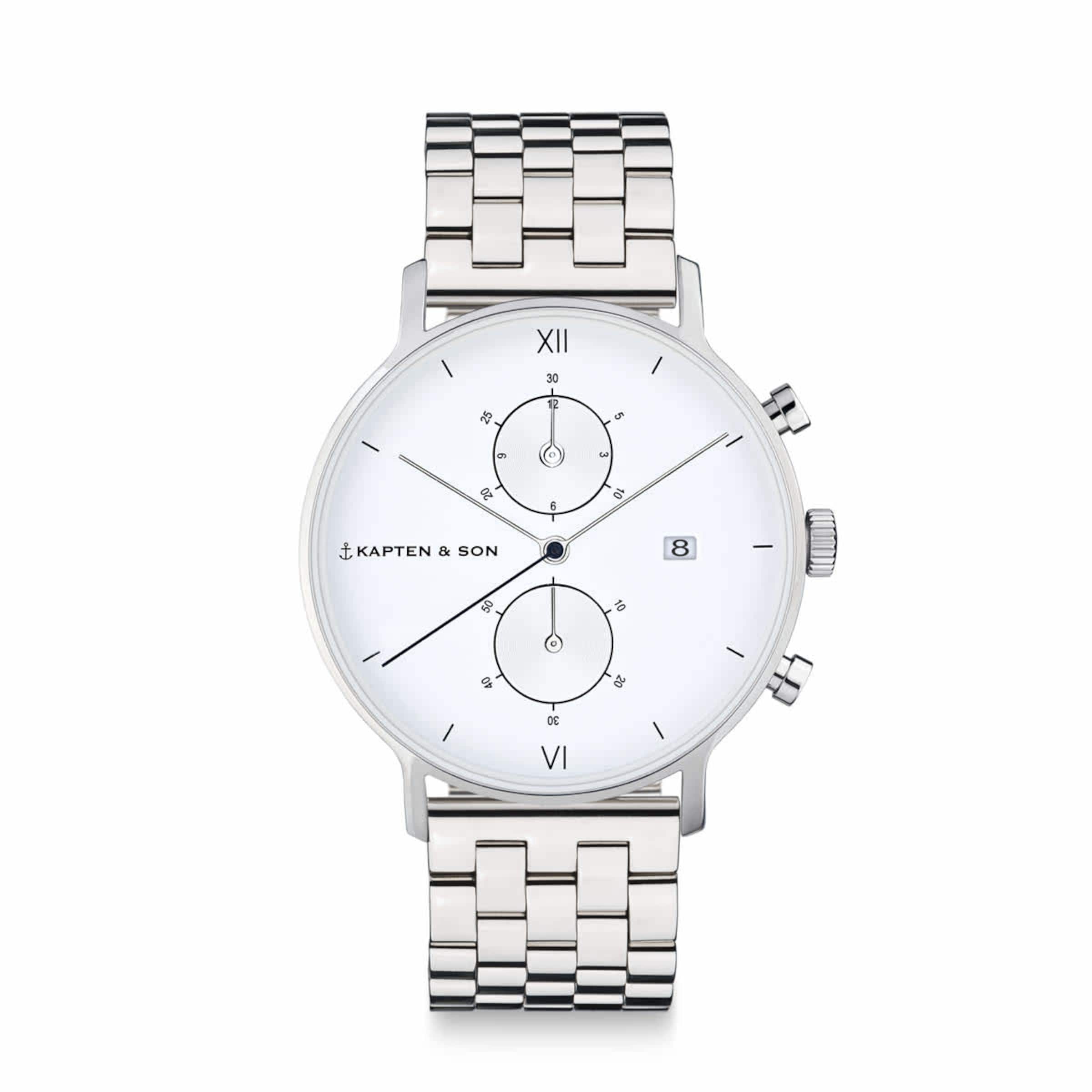 Kapten and Son Chrono Silver Steel