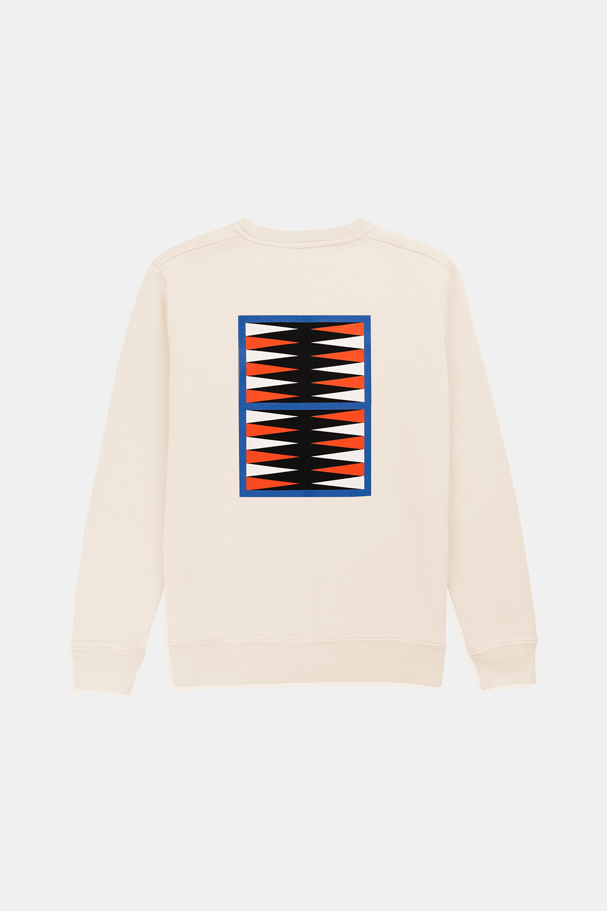 +351 Clothing SWEATSHIRT GRAPHIC BACKGAMMON CRU