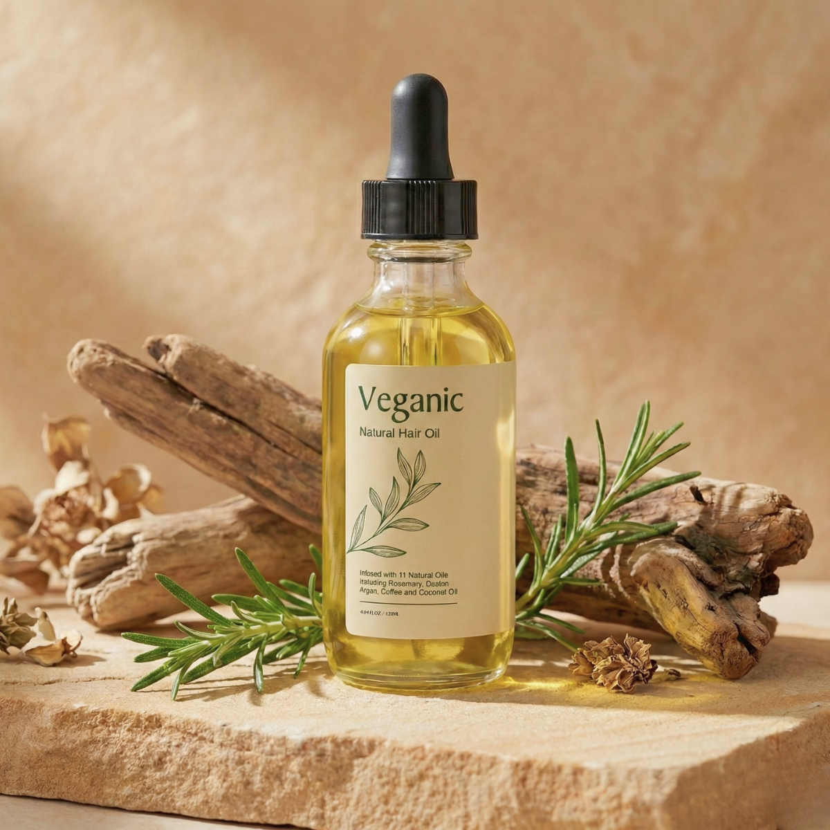 Veganic Veganic Natural Hair Growth Oil