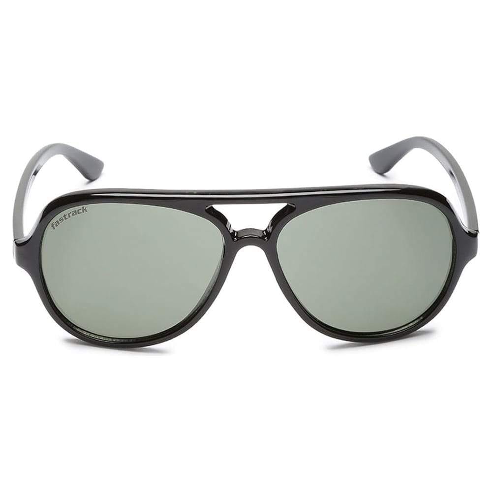 Fastrack Rectangle Shiny Brown 100% UV Protected Sunglasses