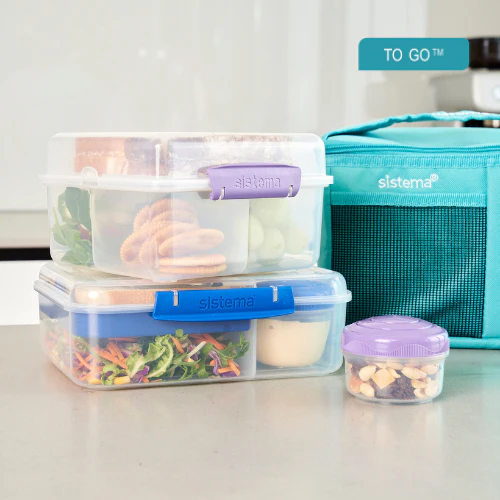 Sistema Plastic Egypt 1.2L Lunch Plus TO GO™ with Cutlery