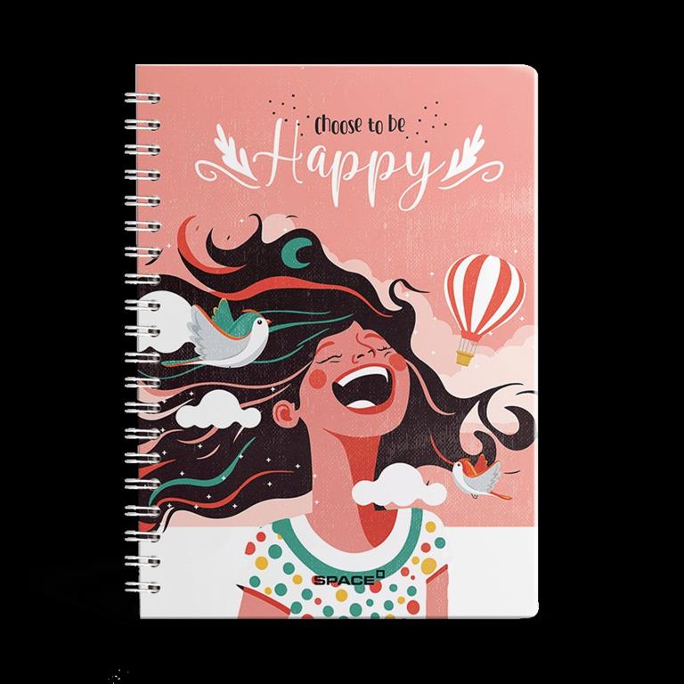 Choose to be Happy Wired Notebook