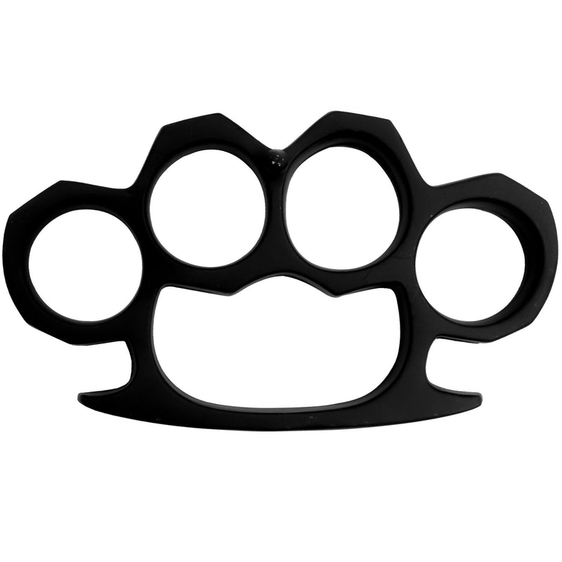 Panther Trading Company Inc. 4 Inch Long Steel Knuckle Belt Buckle - Black