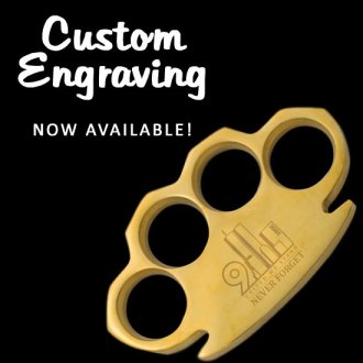 The Brass Knuckles Company Custom Engraved Knuckles