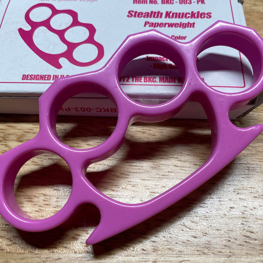 Stealth Knuckles™ - PINK - 100% Non-Metal - PINK