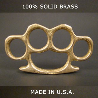 The Brass Knuckles Company Patriot™ Brass Knuckles - Made In USA - 100% PURE BRASS
