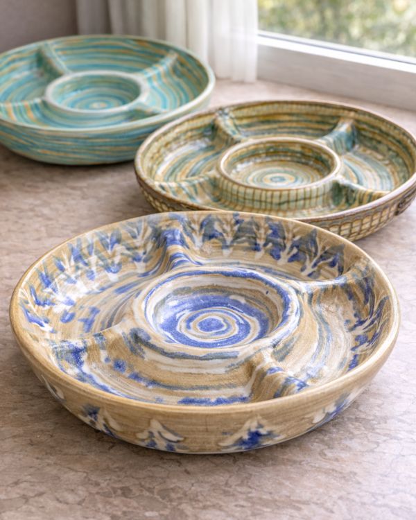Decobate Divided Large Serving Platters/Bowls