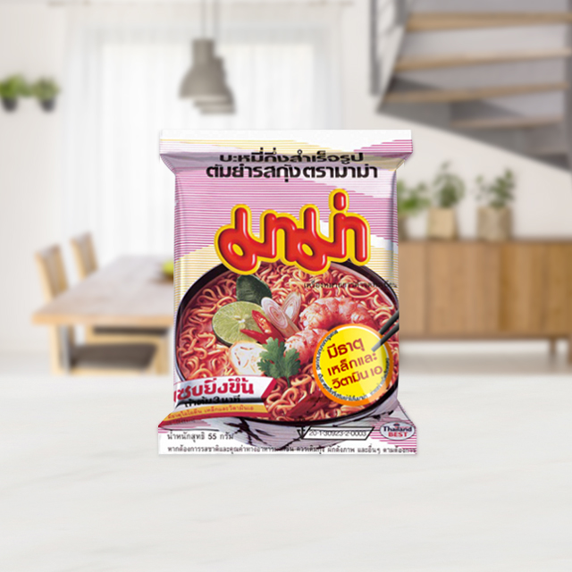 Kallol Thai President Foods (Mama) Instant Noodles Shrimp Tom Yum Flavour