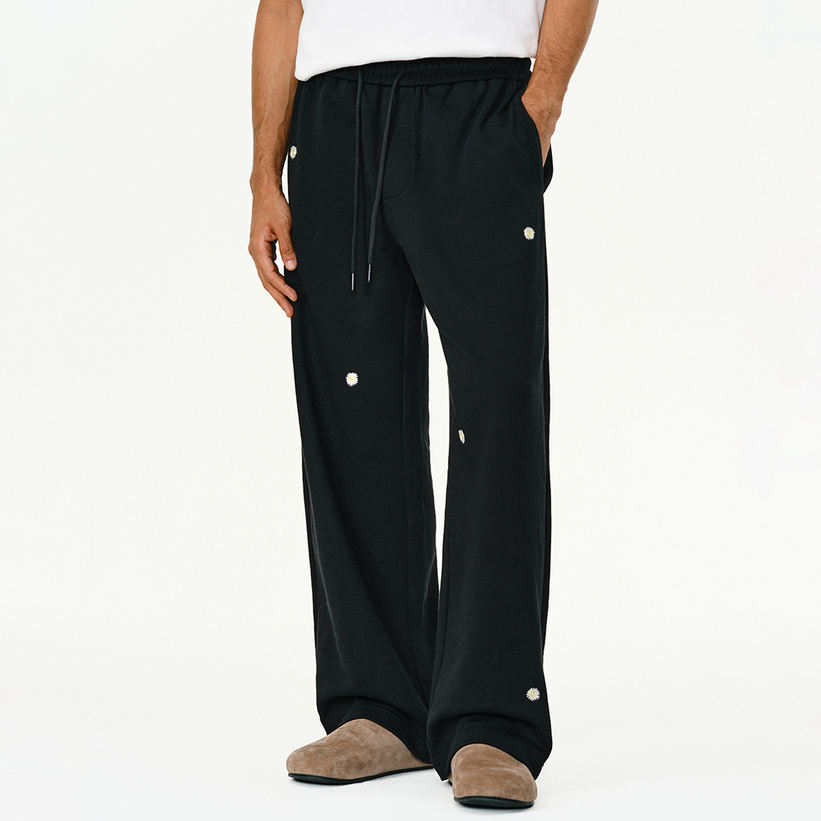 Nanchang Glow Garment Co., Ltd. Wholesale 100% Cotton Heavyweight Casual Oversize Baggy Sweatpants for Men with...