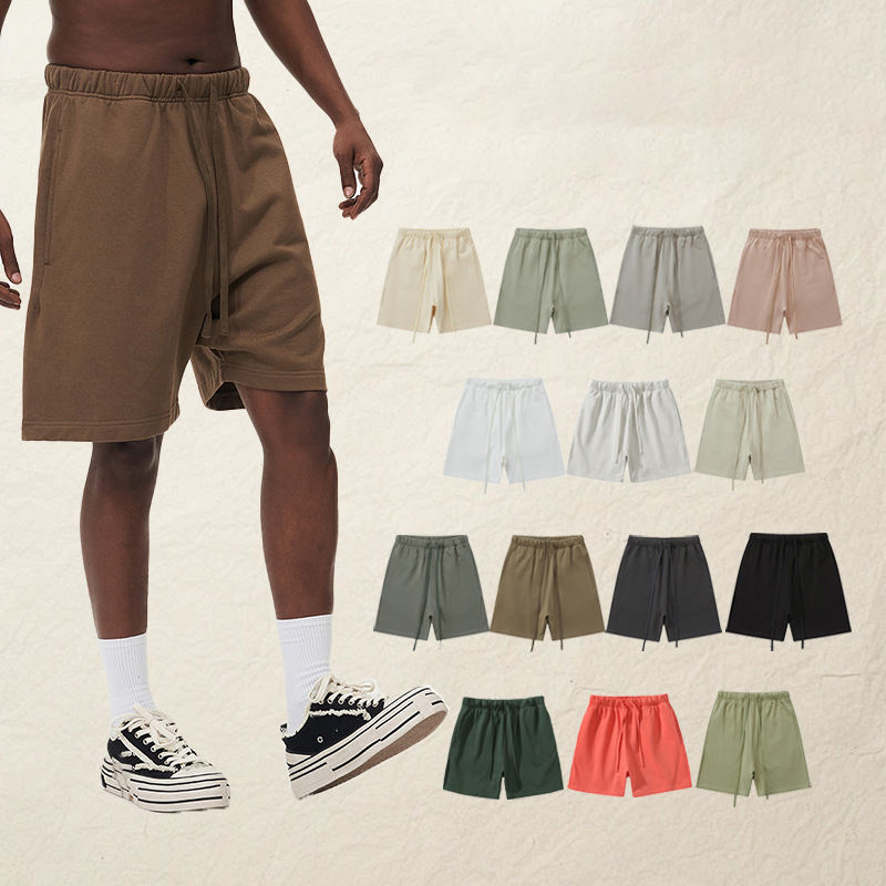 Nanchang Glow Garment Co., Ltd. Wholesale 320gsm Men's Casual Mid Waist Breathable Anti-Wrinkle Oversized Baggy Long...