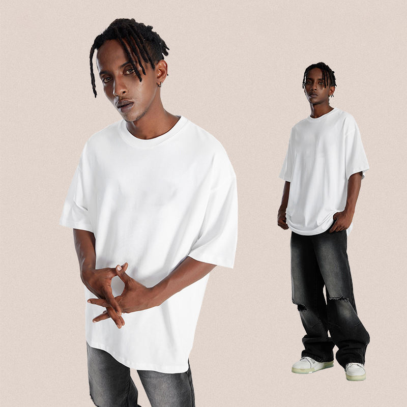 Nanchang Glow Garment Co., Ltd. Men's Custom 100% Cotton T-Shirts Heavyweight Oversized Short Sleeve T Shirts O-Neck...
