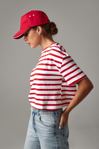 Beechfield Ultimate 5 Panel Cap- Sandwich Peak