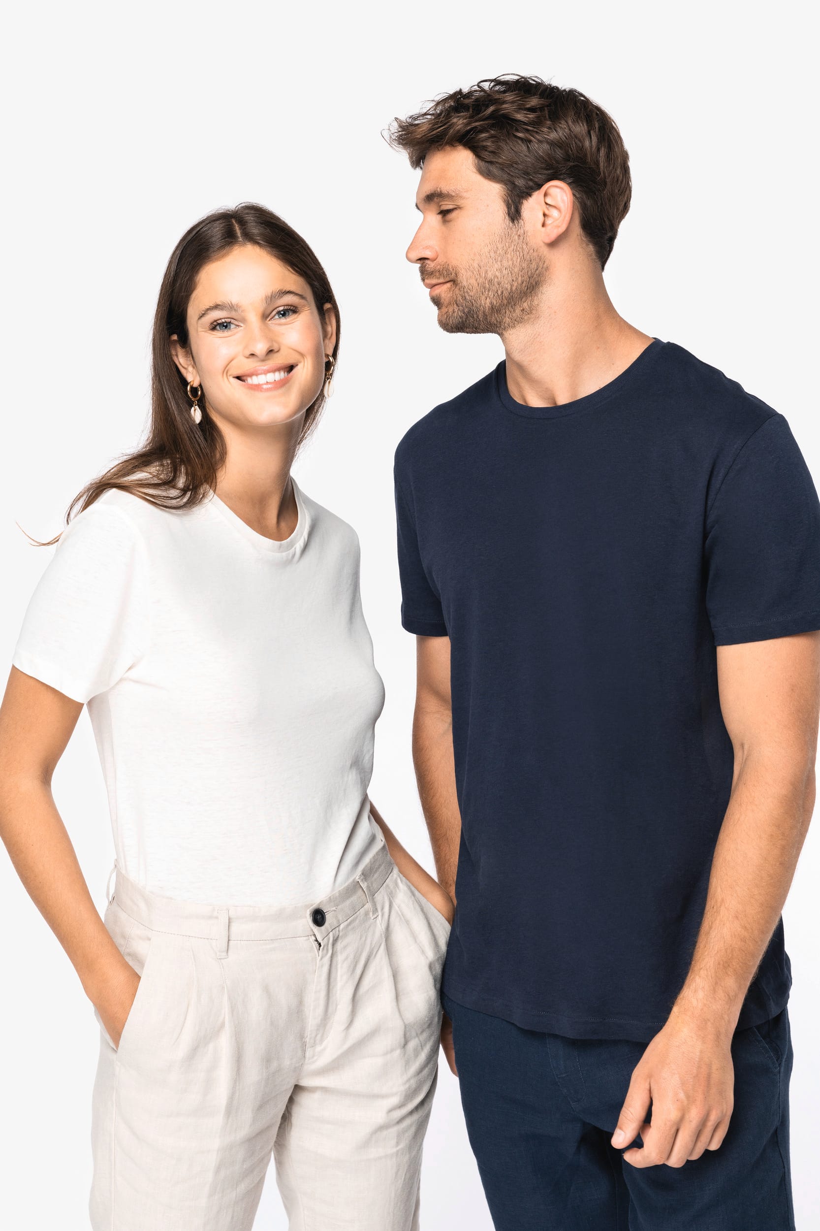 Spasso Unisex Organic Cotton & Linen T-Shirt – 150 g/m² | SP325