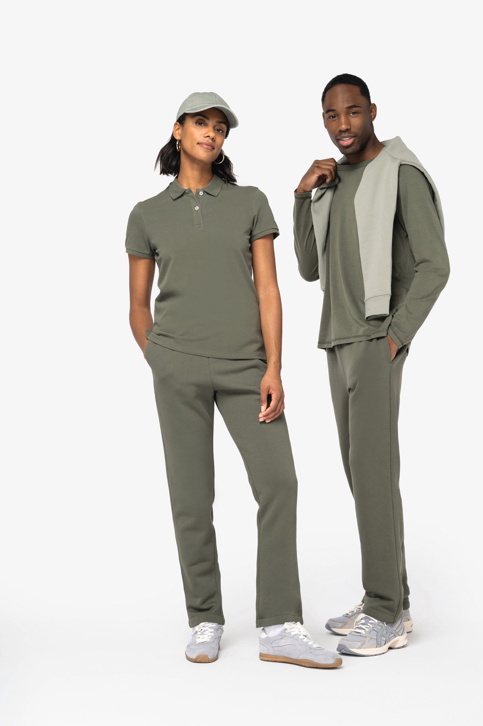 Unisex Wide-Leg Joggers in Organic Cotton – 300 g/m² | NS723
