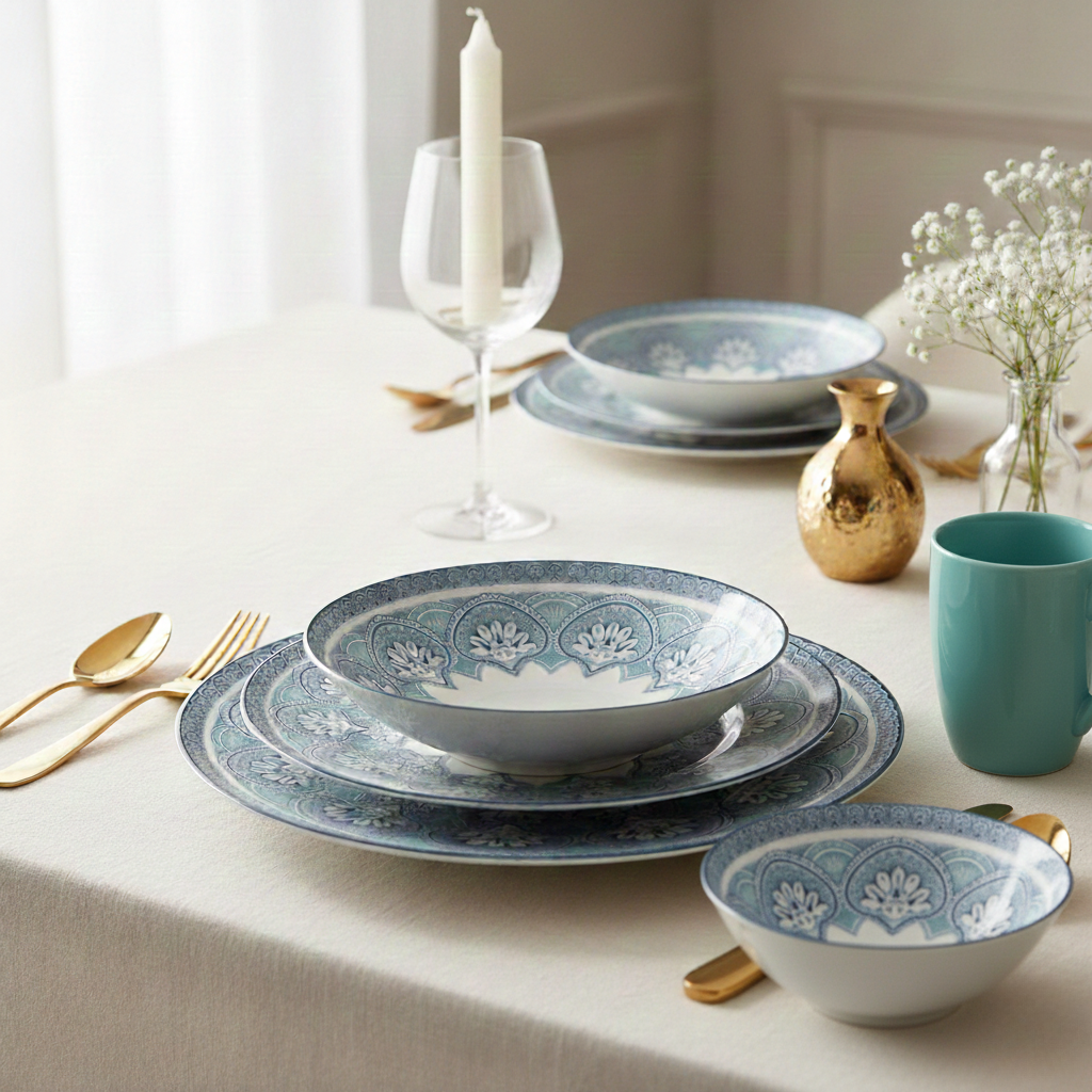 HomePro Azura Porcelain Dinner Set