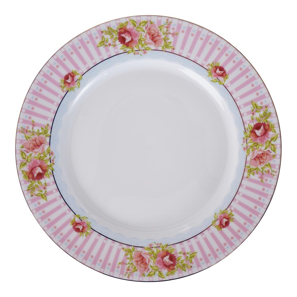 Sheffield Egypt Dubai Porcelain - Daily Use Dinner Set 38 Pieces - Porcelain - Floral Design & Pink -...