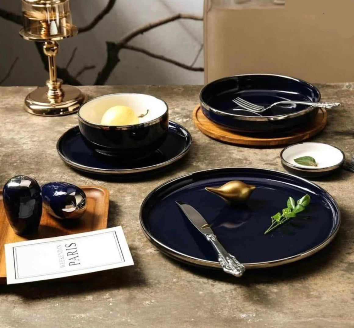 Neonavy 28 Plate Modern Porcelain Dinner Set