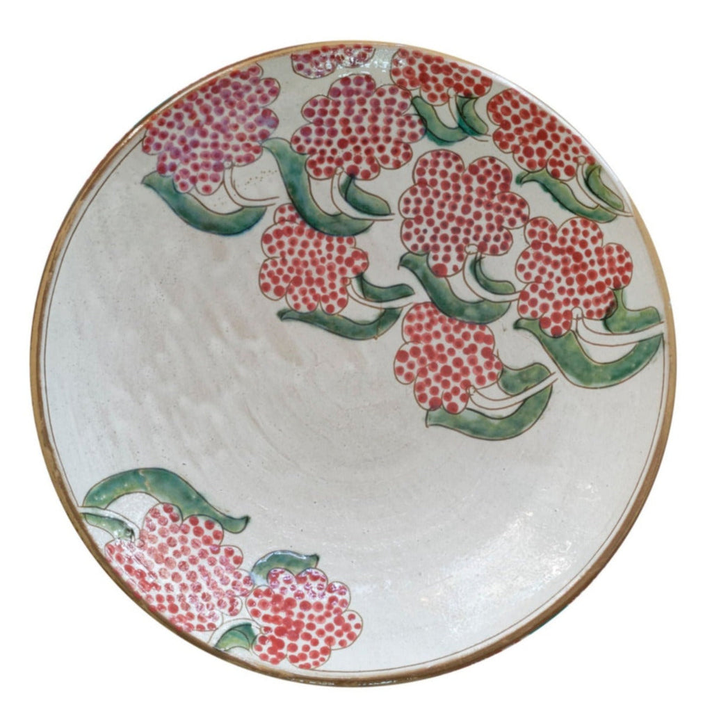 Malaika Linens FLORA SERVING BOWL