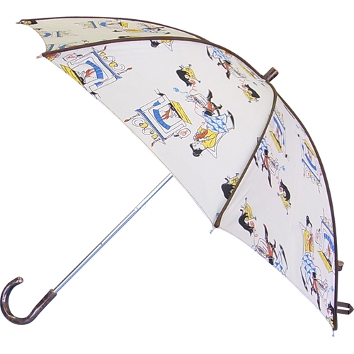 Rag Time Co., Ltd. Contrast umbrella with piping