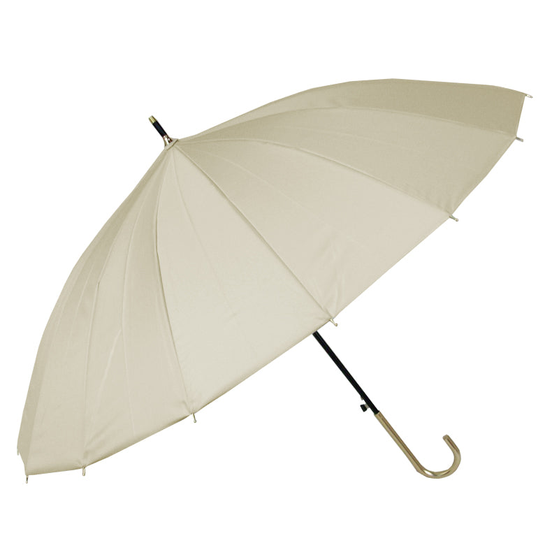 Sekizawa Co., Ltd. 16本多骨ジャンプ傘 55cm ベージュ