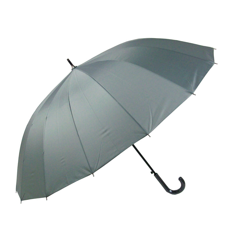 16本多骨ジャンプ傘 65cm グレー