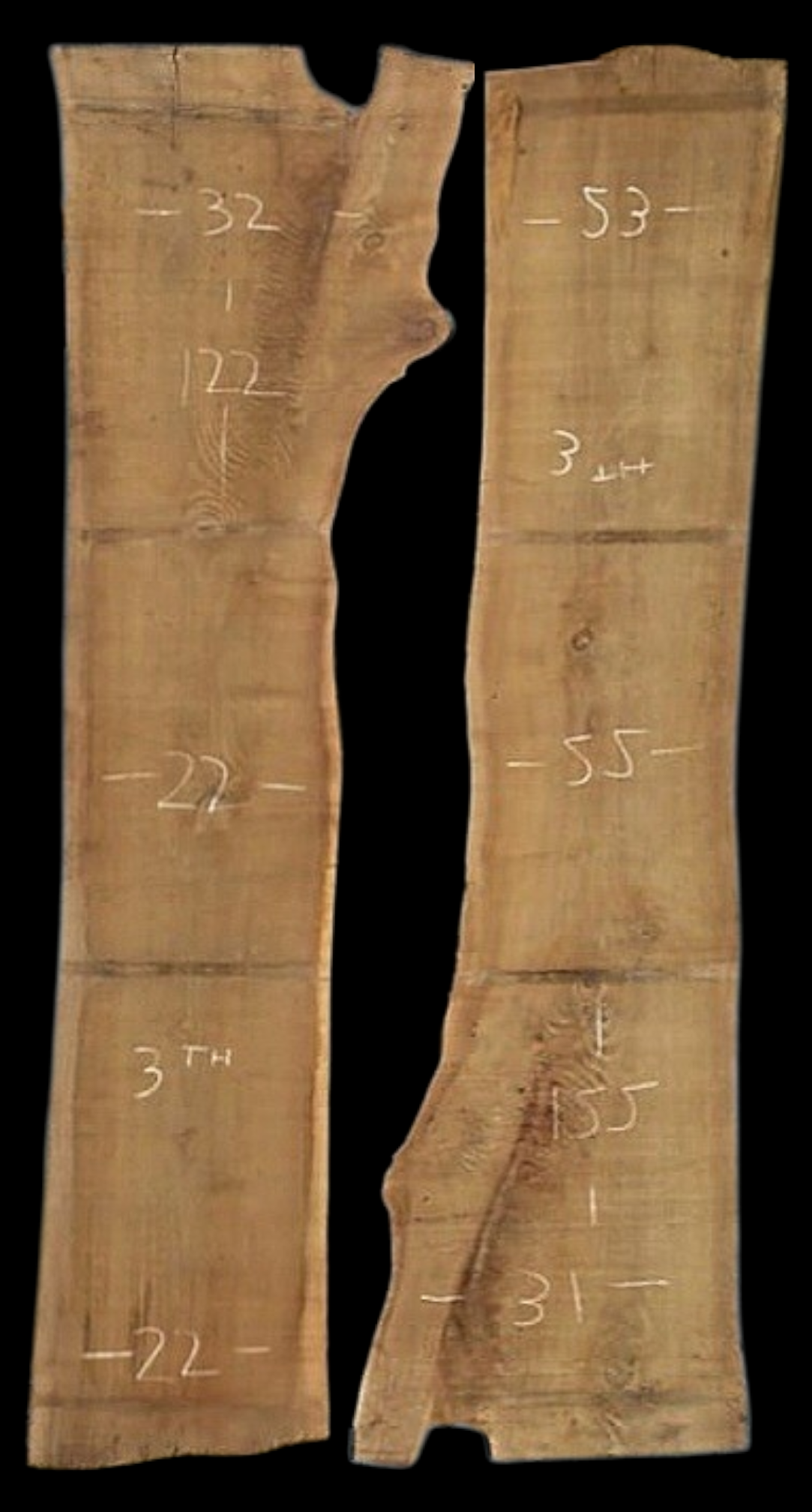 EverWoods Black Walnut - NN04, and Black Walnut NN05 Pair