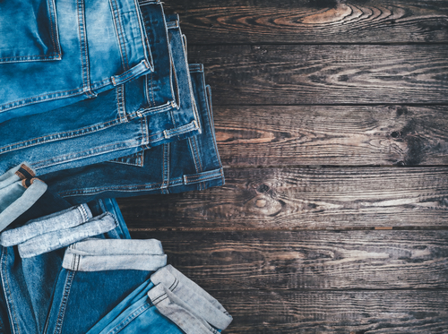 Luxury Knit Denim Jeans