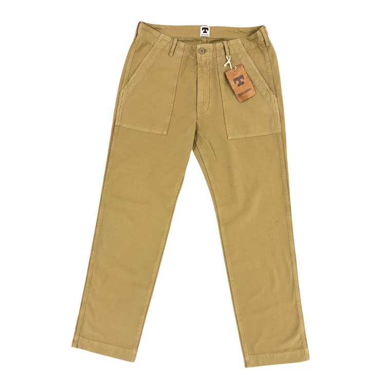 Tellason Fatigue Pant - British Tan Straight Leg