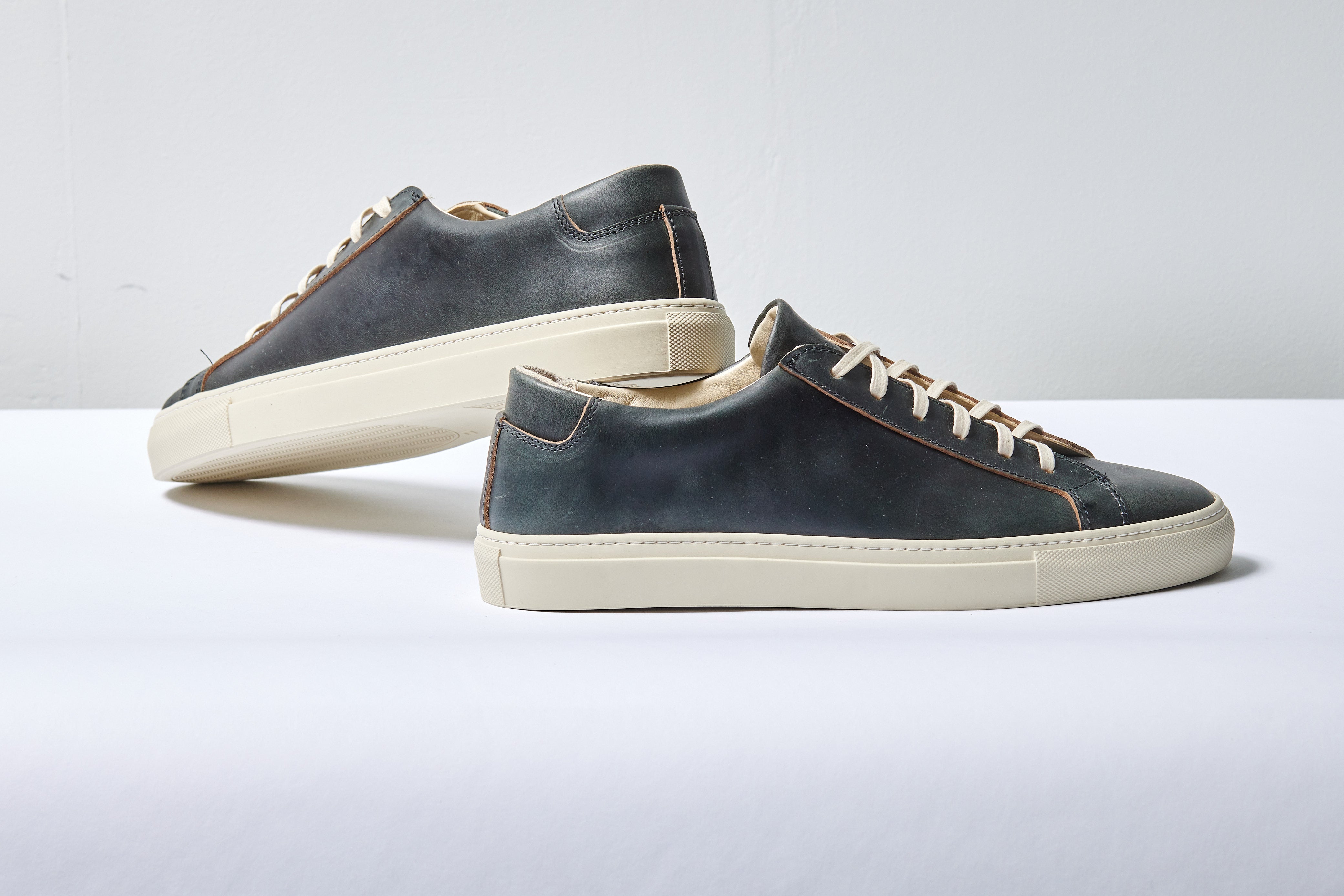 Men's James Court Lo | Navy Chromexcel