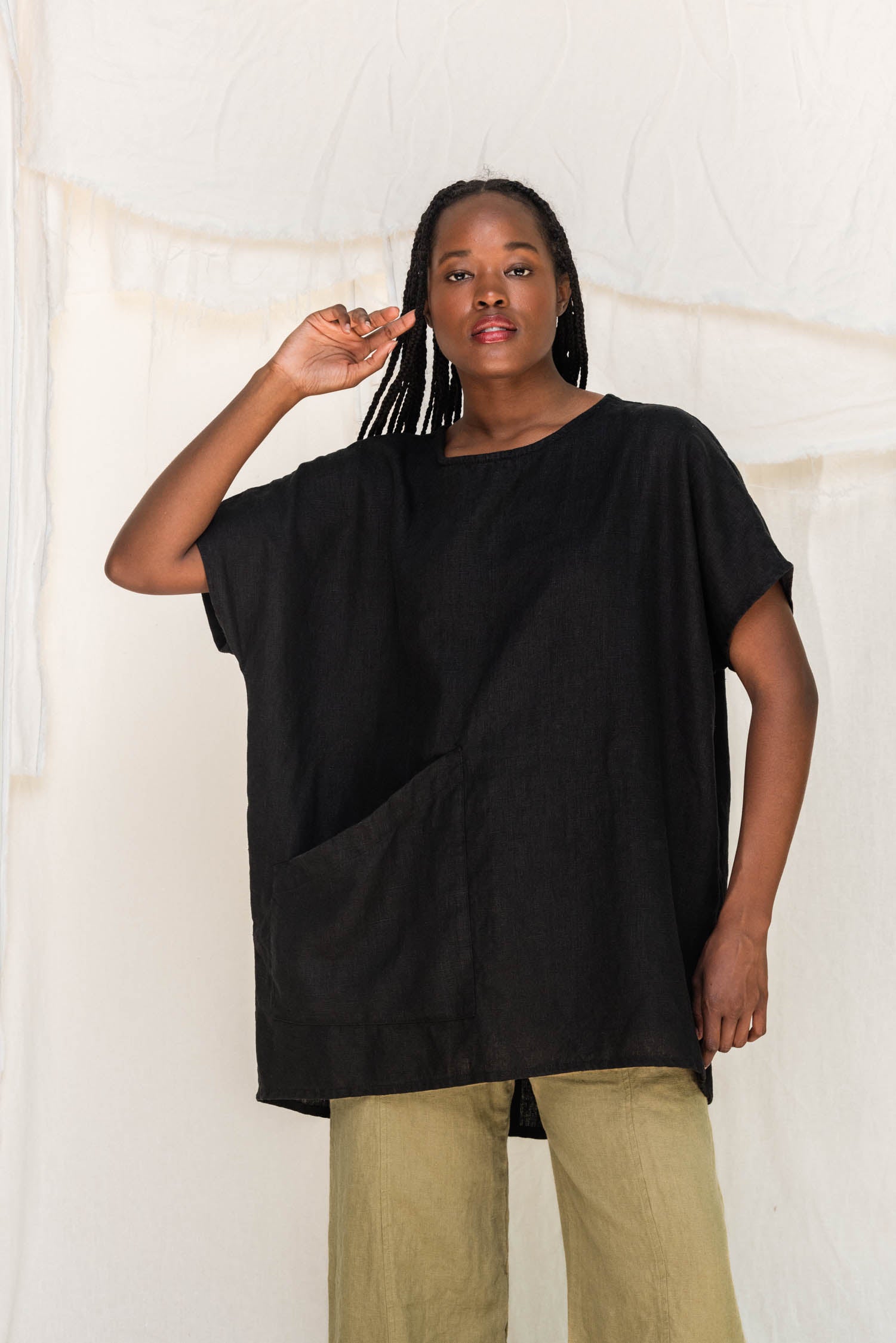 Elizabeth Suzann Harper Tunic in Midweight Linen