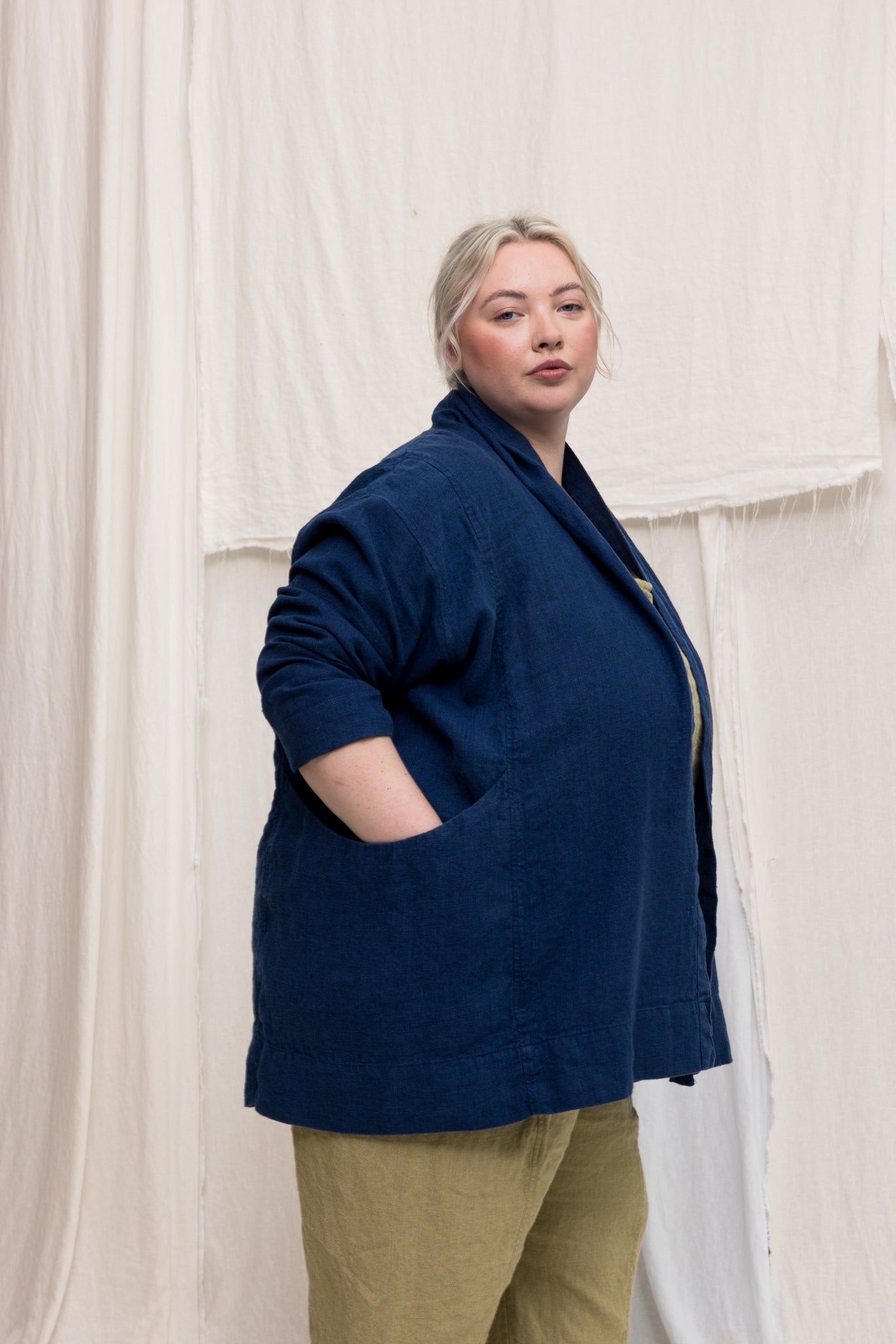 Clyde Jacket in Midweight Linen