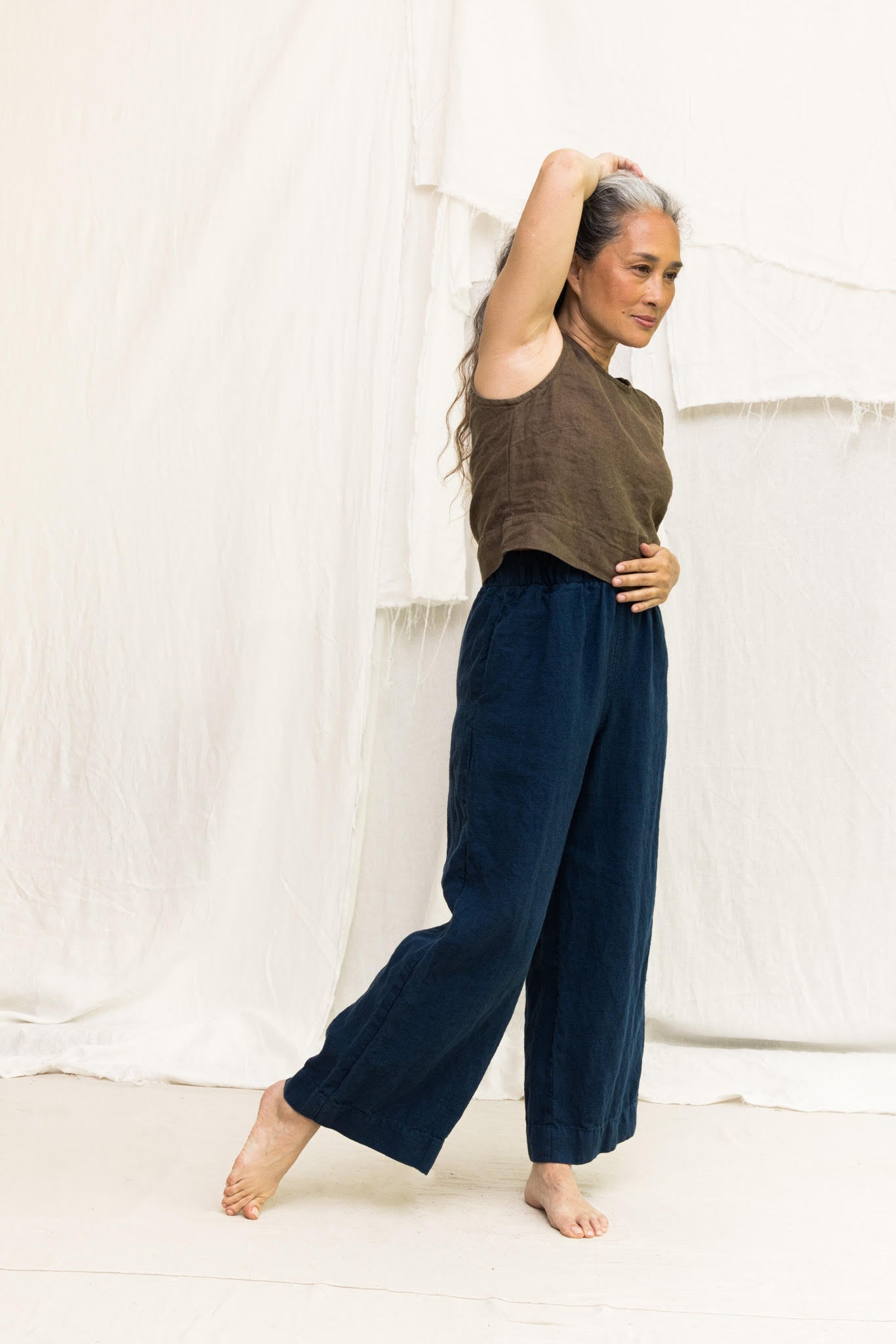 Florence Pant in Midweight Linen