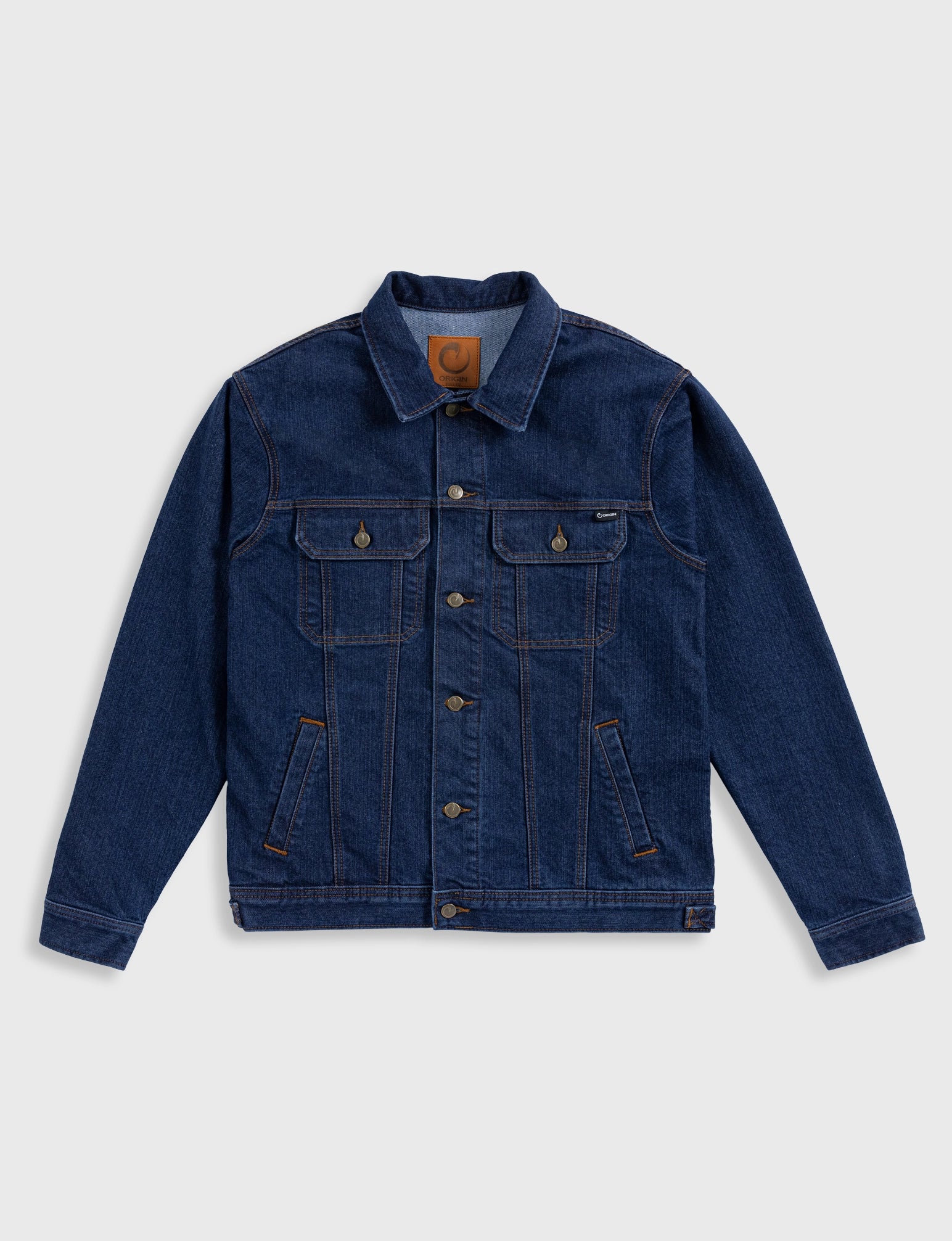 Origin Maine THE MAVERICK DENIM JACKET - Medium Wash